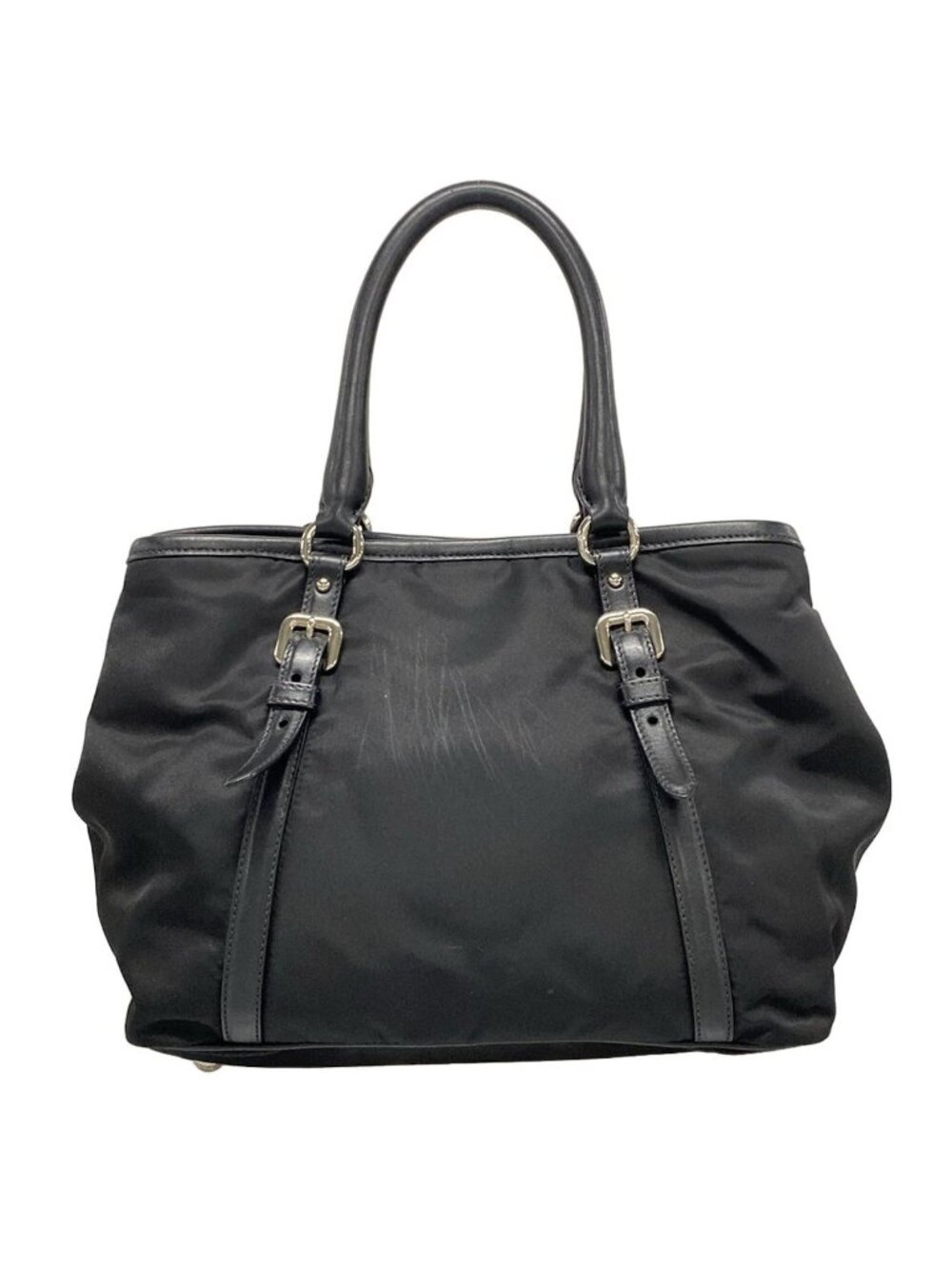 Prada Tote Black Leather Tag - Picture 3 of 15